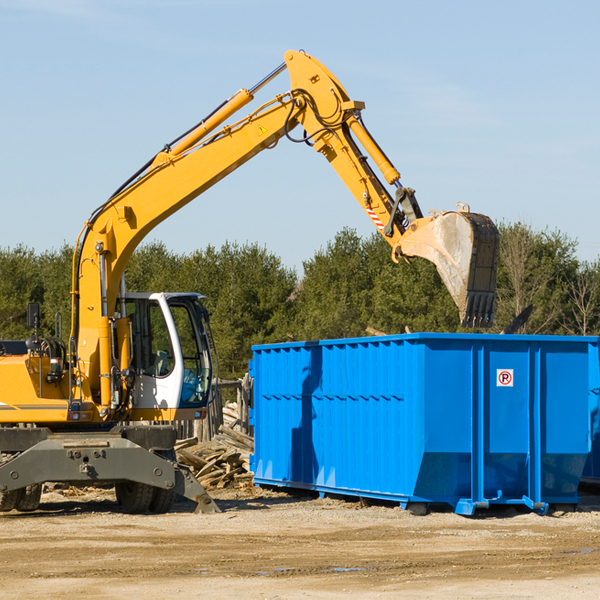 are there any restrictions on where a residential dumpster can be placed in San Ysidro